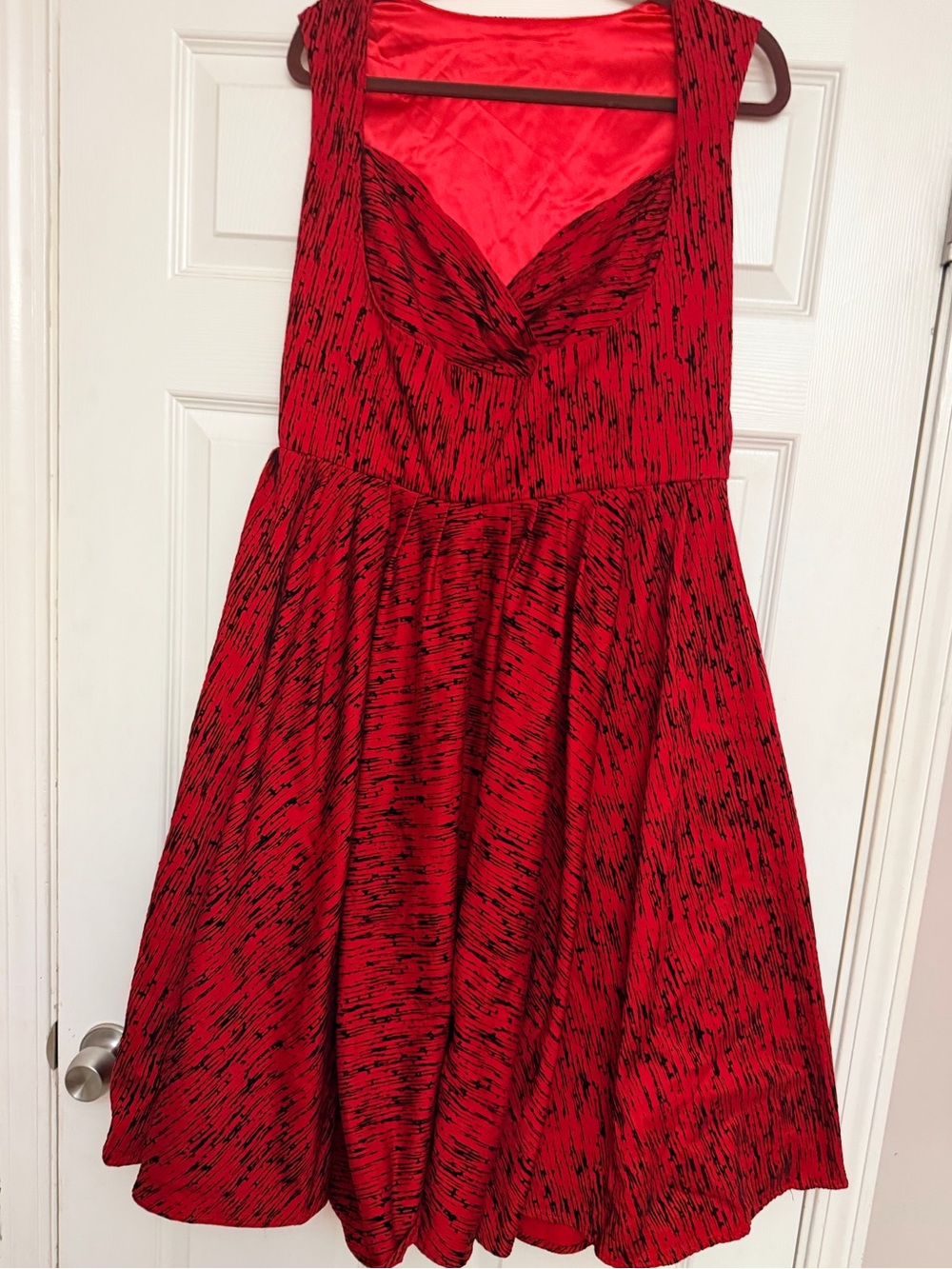 Laura Byrnes Red Sleeveless Fit & Flare Dress
